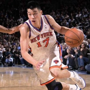 Lin drives at Madison Square Garden (Steven Freeman/NBAE/Getty Images) 